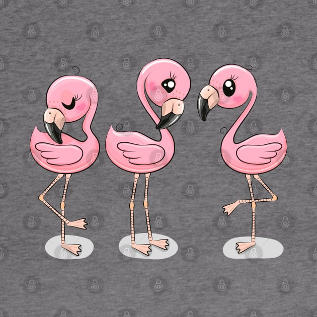 Cute Flamingos by Reginast777